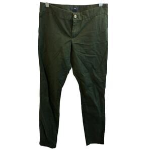 Pre-Loved Gap Women’s Stretch Skinny Ankle Pants — Size 2 Regular, Olive Green